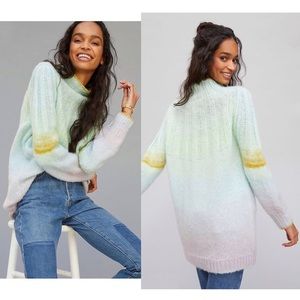 NWT Anthropologie Perri Ombré Tunic Sweater